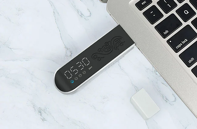 Aplicação do Mini Monitor de CO2 CM01