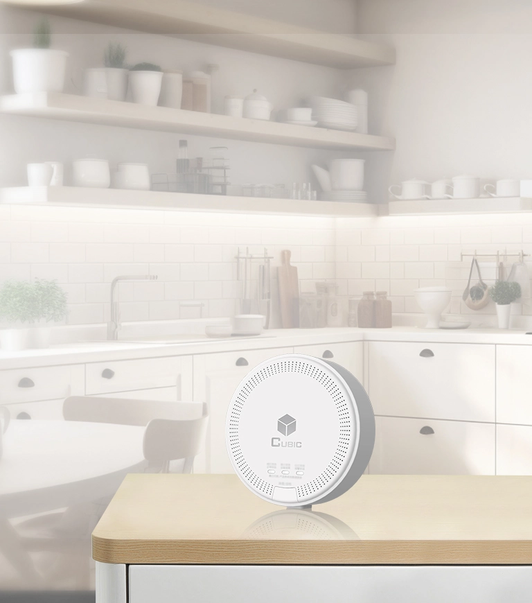 Detector de gás natural cúbico para casa