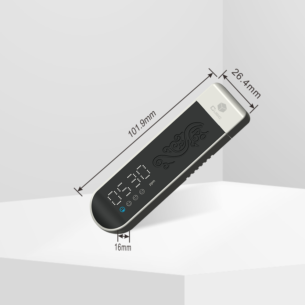 Estrutura do Mini Monitor de CO2 CM01