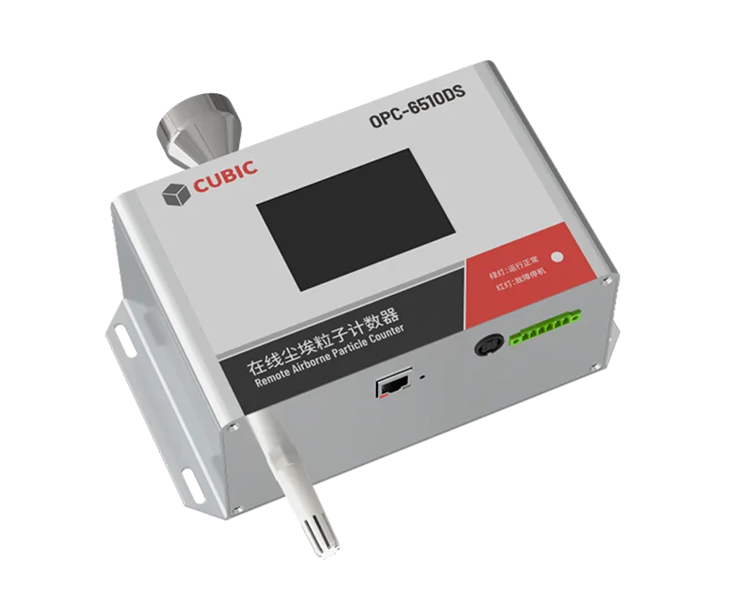 28.3LPM Contador de Partículas Online com OPC-6510DS de Exibição